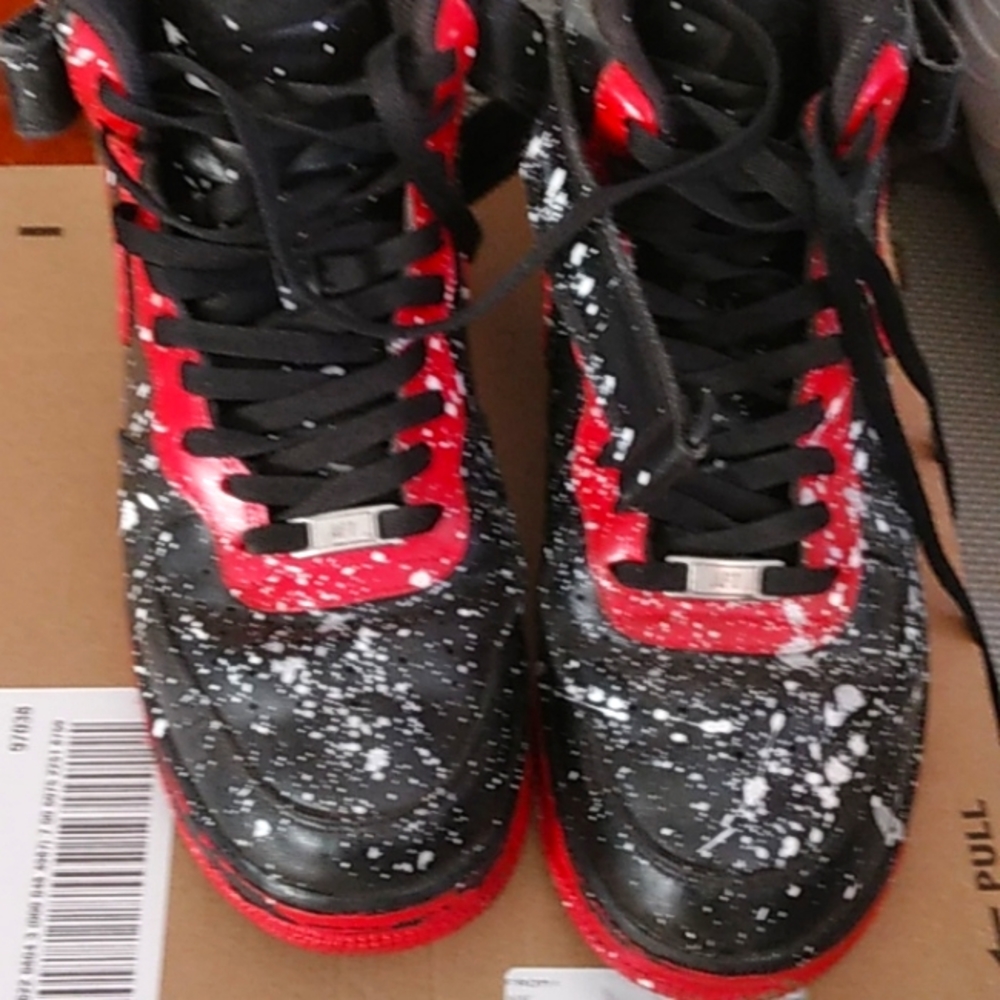 Custom air force ones pretty used